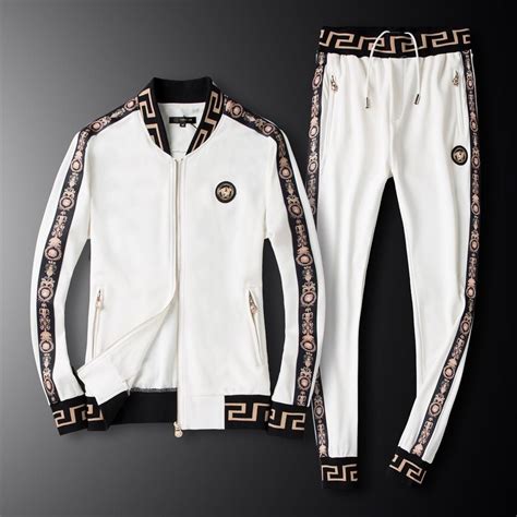 versace women's sweatpants white|Versace leather pants men's.